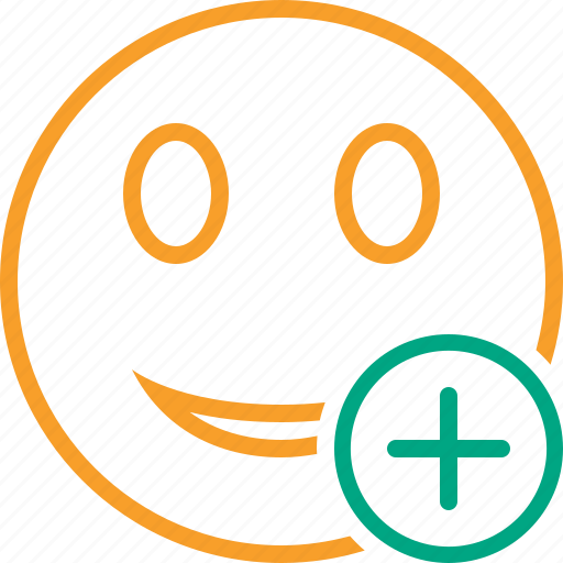 Add, emoticon, emotion, face, smile icon - Download on Iconfinder