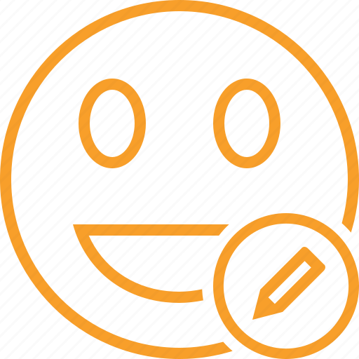 Edit, emoticon, emotion, face, laugh, smile icon - Download on Iconfinder