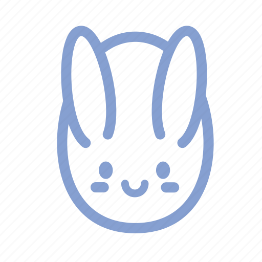 Easter, egg, outline, rabbit icon - Download on Iconfinder