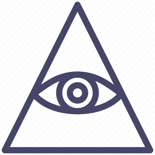 Eye, masonic, order, piramid, view icon - Download on Iconfinder