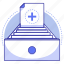 medical, archive, clinic, document, information 