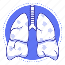 lungs, organ, unhealthy, lung, smoke, cancer, covide-19