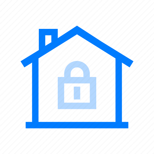 Estate, house, lock icon - Download on Iconfinder