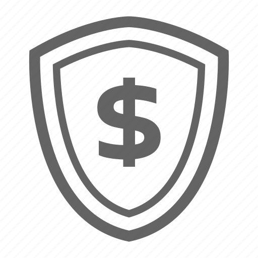 Currency, finance, line, money, shield, stock icon - Download on Iconfinder
