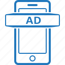 ad, advertise, advertisement, advertising, mobile, sponsor