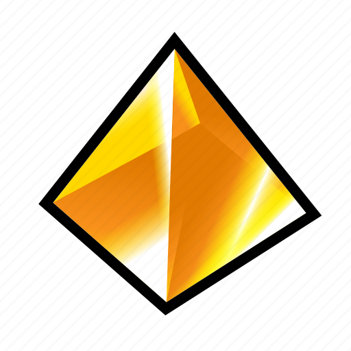 Gem, stone, treasure, yellow, achievement, crystak, reward icon - Download on Iconfinder