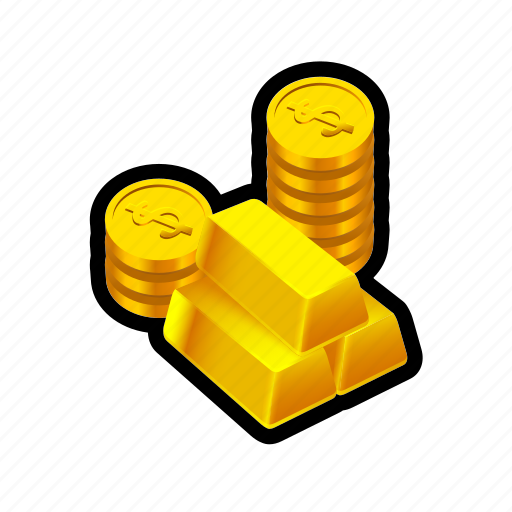 Coin, fortune, gold, money, treasure, buy, reward icon - Download on Iconfinder
