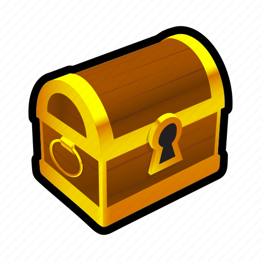 Chest, closed, gold, money, treasure, prize, reward icon - Download on Iconfinder