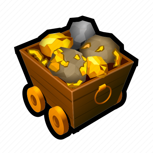 Car, coin, gold, mine, money, tools, treasure icon - Download on Iconfinder