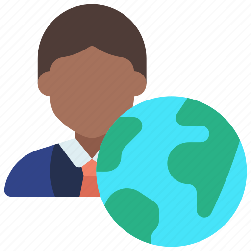 Global, business, man, subcontracting, globe, people icon - Download on Iconfinder