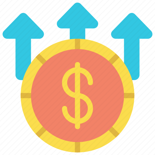 Increased, money, subcontracting, increase, finances icon - Download on Iconfinder