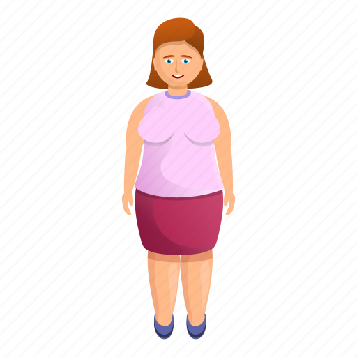 Beach, cute, fat, food, water, woman icon - Download on Iconfinder