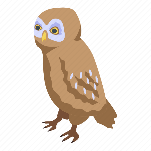 Cartoon, family, floral, hand, isometric, kid, owl icon - Download on Iconfinder