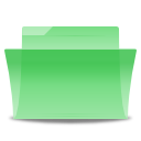 folder, green