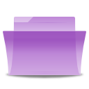 folder, violet