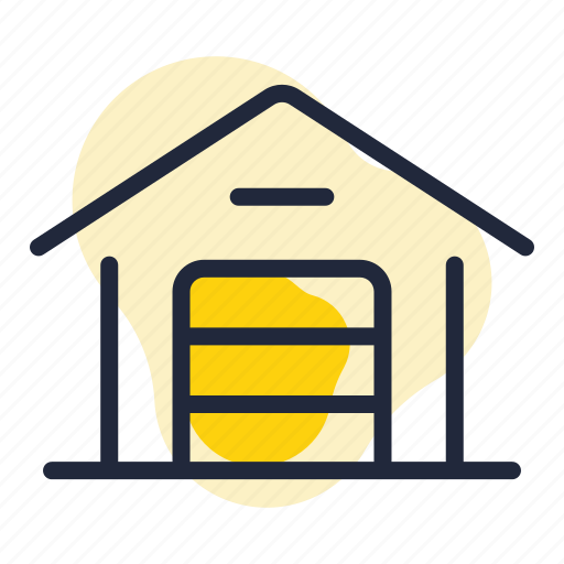 Warehouse, storehouse, repository, transit, package, logistic, deposit icon - Download on Iconfinder