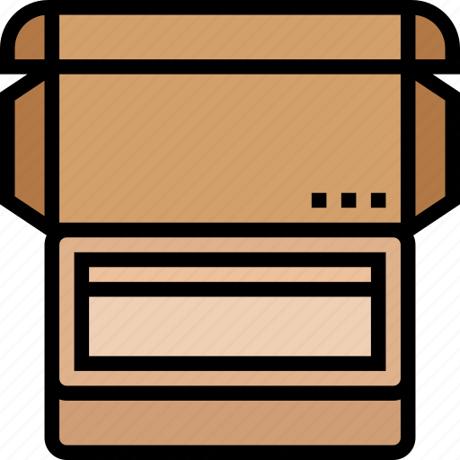 Box, carton, package, cardboard, square icon - Download on Iconfinder