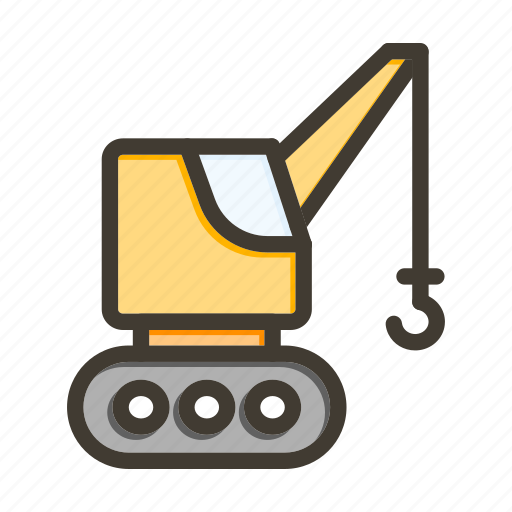 Crane, construction, lifter, hook, machine icon - Download on Iconfinder