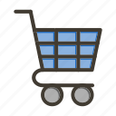 trolley, cart, shopping, shop, store