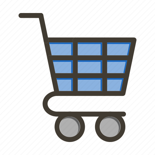 Trolley, cart, shopping, shop, store icon - Download on Iconfinder