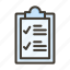 check list, list, clipboard, checklist, document 