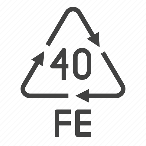 Fe, packaging, recycling, steel, symbol icon - Download on Iconfinder