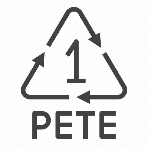 Packaging, pet, pete, plastic, recycling, symbol icon - Download on Iconfinder