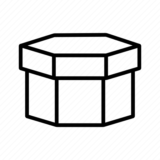 Box, contour, object, packaging icon - Download on Iconfinder
