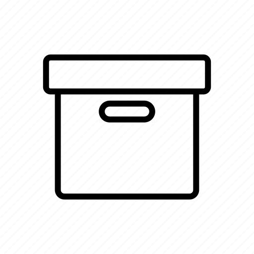 Arrow, box, business, contour, cover, packaging, web icon - Download on Iconfinder