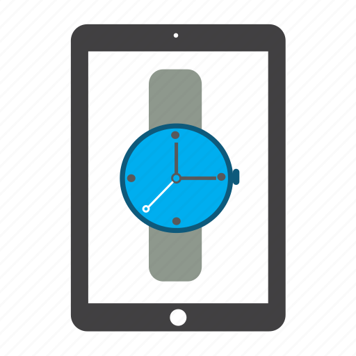 Ipad, watch, apple, chronometer, tablet, time, timer icon - Download on Iconfinder