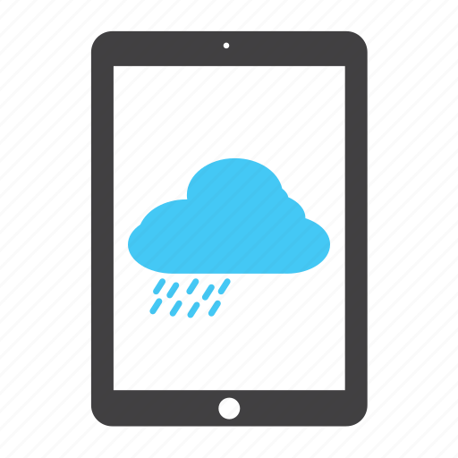 Cloud, ipad, rain, cloudy, elements, weather icon - Download on Iconfinder