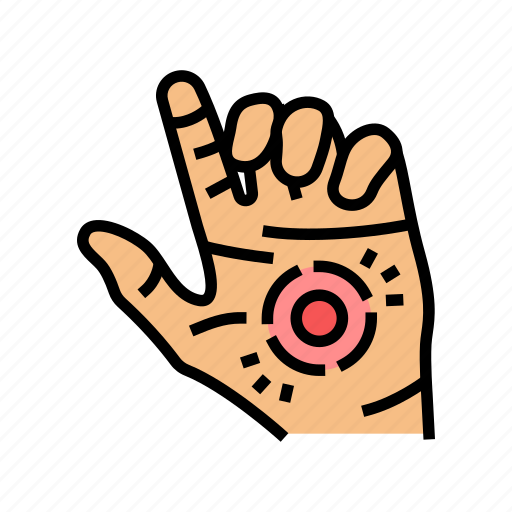 Hand, pain, body, ache, health, back icon - Download on Iconfinder