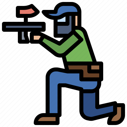 Avatar, competition, gamer, paintball, player, shooter, sports icon - Download on Iconfinder