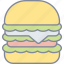 burger, hamburger, cheeseburger, fast food 