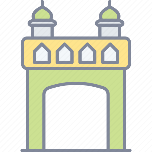 Wagah, border, pakistan, boundry, gate icon - Download on Iconfinder