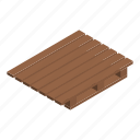 box, business, cartoon, factory, isometric, pallet, paper