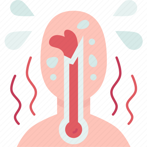 Body, temperature, panic, hot, flushes icon - Download on Iconfinder
