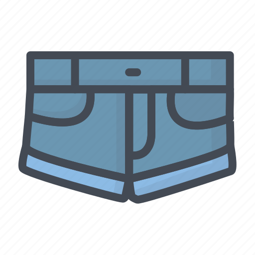 Clothes, filled, jeans, outline, shorts icon - Download on Iconfinder