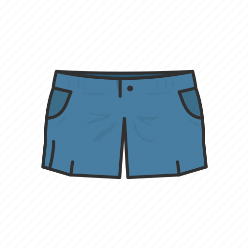 Clothing, denim shorts, fashion, female short, garment, pants, shorts icon - Download on Iconfinder