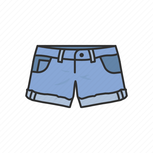Clothing, denim shorts, fashion, female short, garment, pants, shorts icon - Download on Iconfinder