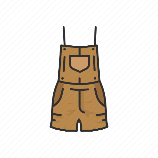 Clothing, fashion, jumper, pants, pinafore, shorts icon - Download on Iconfinder