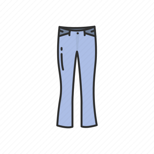 Clothing, fashion, female pants, garment, jeans, pants, trouser icon - Download on Iconfinder