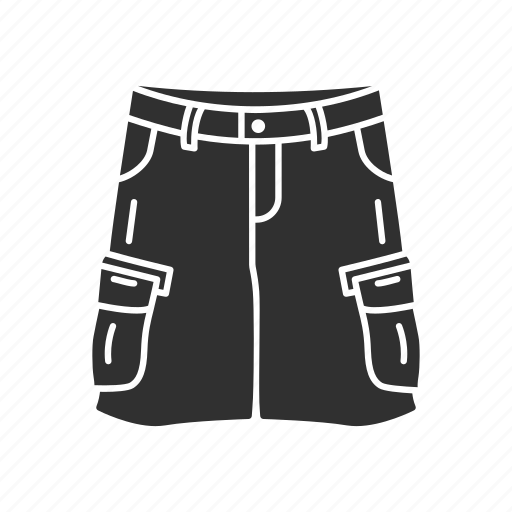 Cargo shorts, clothing, male shorts, military short, pants, short, trouser short icon - Download on Iconfinder