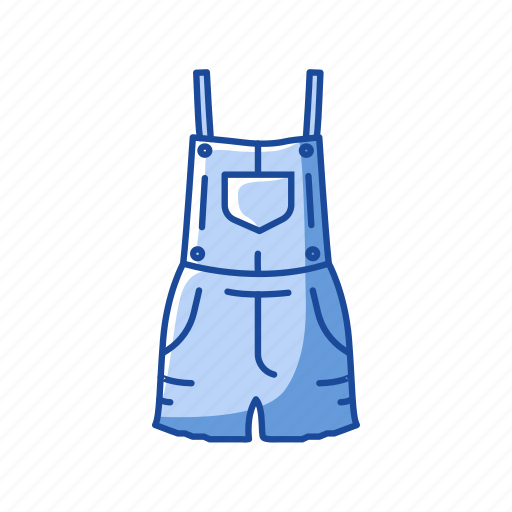 Clothing, garment, jumper, pinafore, pinafore short, romper icon - Download on Iconfinder