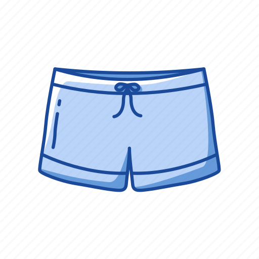 Athlete short, broadshort, clothing, dolphin shorts, female short, garment, short icon - Download on Iconfinder