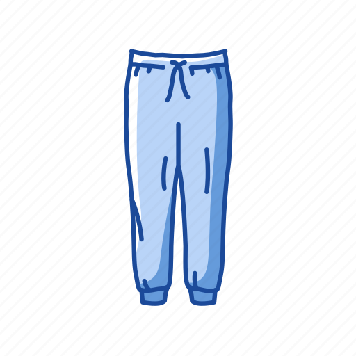 Clothing, fashion, garment, jogger, pants, sweat pants, track pants icon - Download on Iconfinder