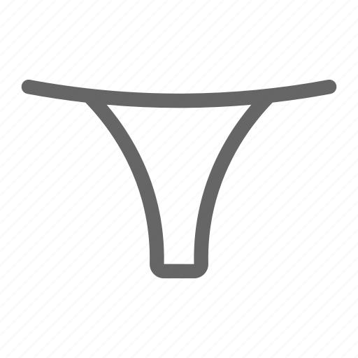Thong, undergarments, panty, underwear, innerwear, g string icon - Download on Iconfinder
