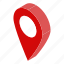 business, cartoon, gps, isometric, map, pin, red 