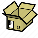 box, package, parcel, delivery