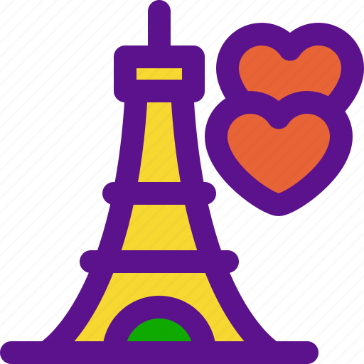 Eiffel, france, love, tower icon - Download on Iconfinder